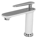 Nordic basin tap paired with a white ceramic wash basin