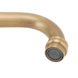 Dividing head and gasket included with the three hole basin tap set