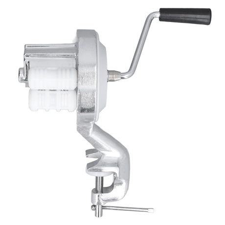 Removable crank handle for the manual macaroni maker