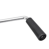 Manual macaroni maker packaged with its crank handle