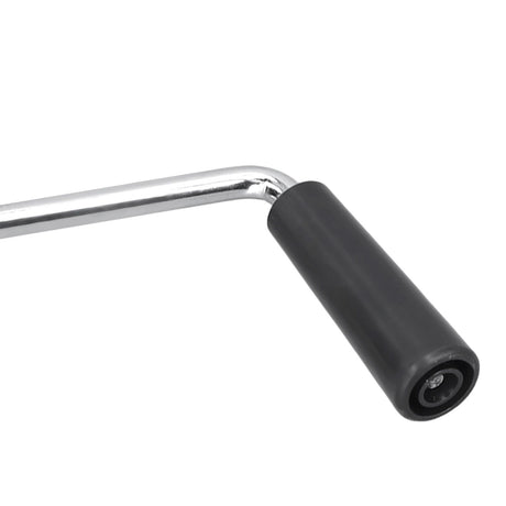 Manual macaroni maker packaged with its crank handle