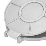 Aluminium alloy surface detail on the tortilla press