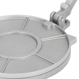 Flatbread base pressed with the manual tortilla press