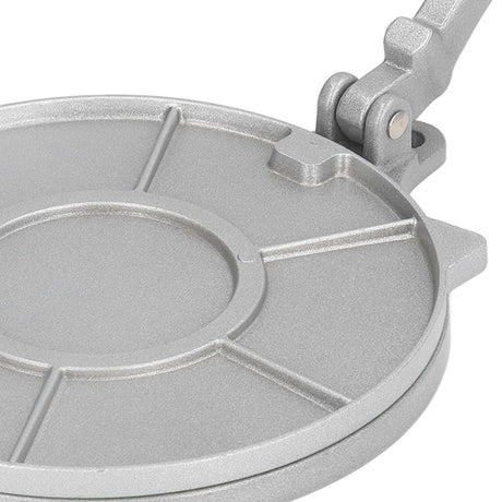 Flatbread base pressed with the manual tortilla press