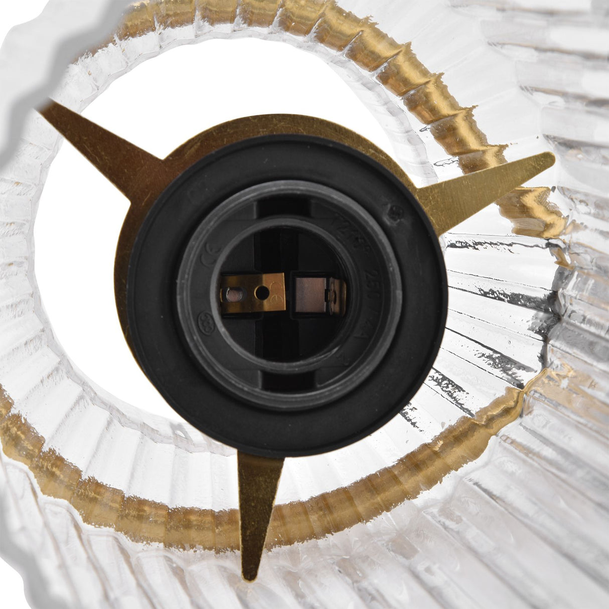Retro glass wall sconce light with wrought iron base