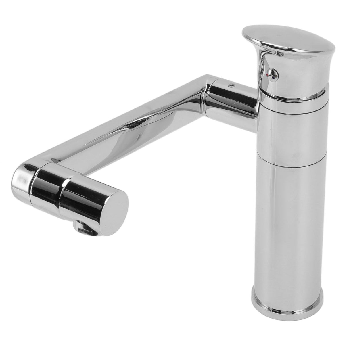 Basin tap installed on a bathroom wash basin