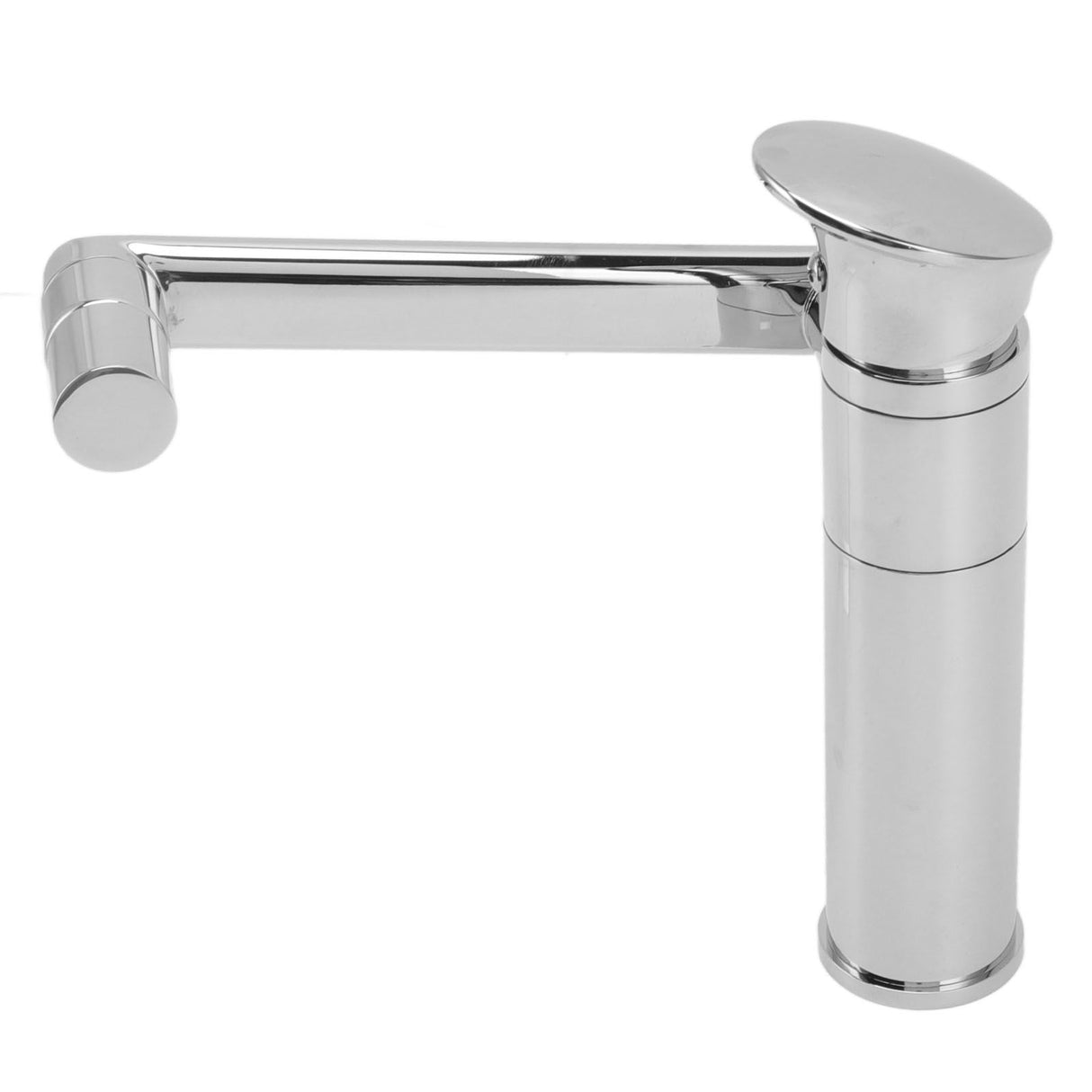 Top down view of the crossbar handle basin tap