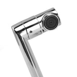 Silver basin tap styled on a compact bathroom vanity