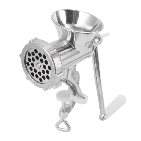 Screw head and cutting blade of the manual aluminium alloy meat grinder