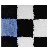 Black and white checkered door mat - view 5