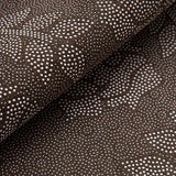 Underside of the checkered doormat showing the cotton backing and anti skid dotted base