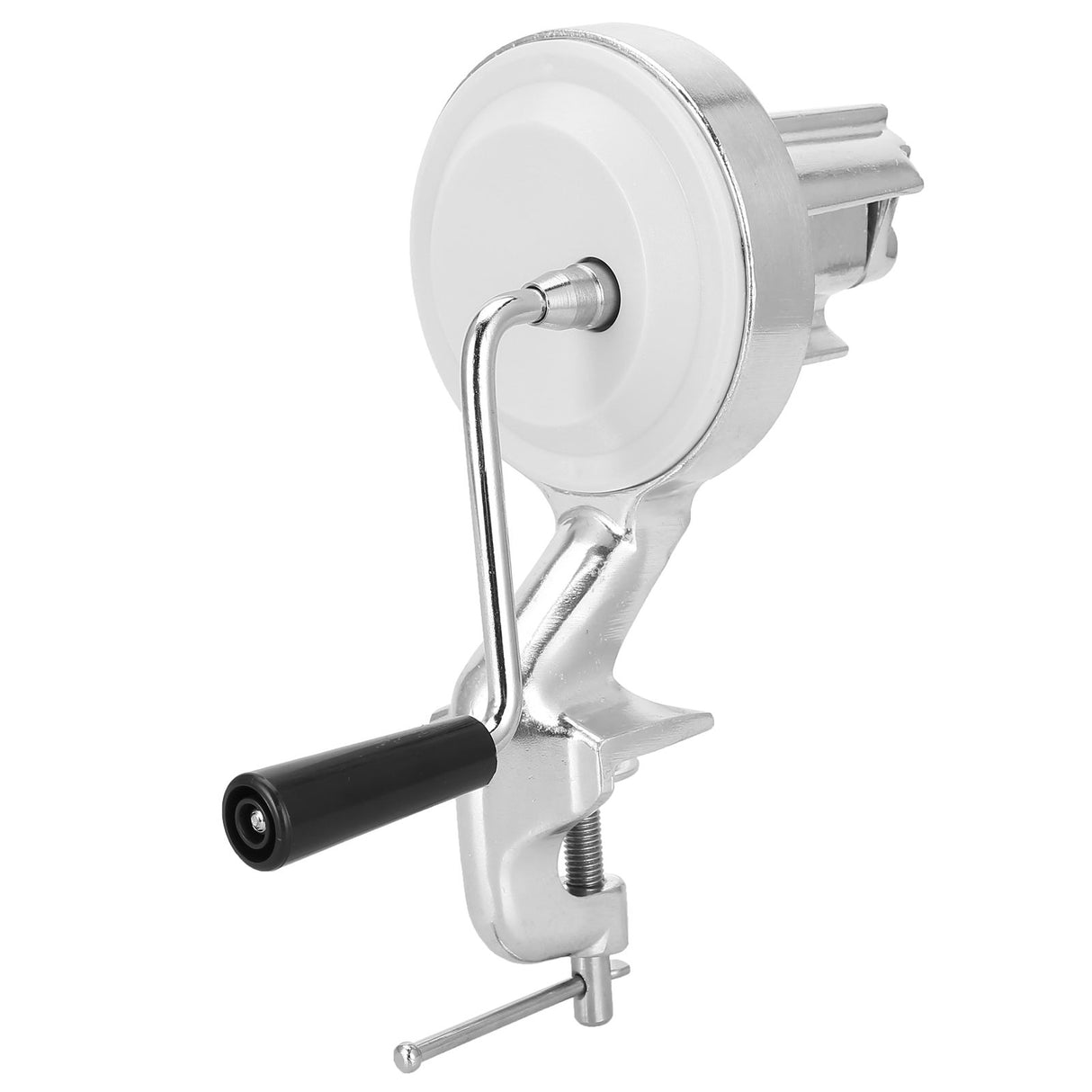 Crank handle fitted to the manual stainless steel macaroni maker