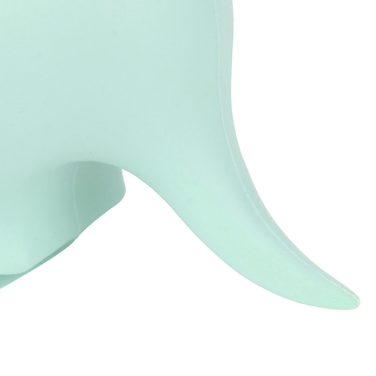 Silicone baby feeding bowl and spoon set with suction base in light green