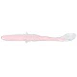 Silicone baby feeding bowl and spoon set with suction base in light green