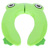 Green foldable travel potty training seat pad