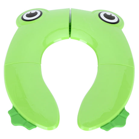 Green foldable travel potty training seat pad