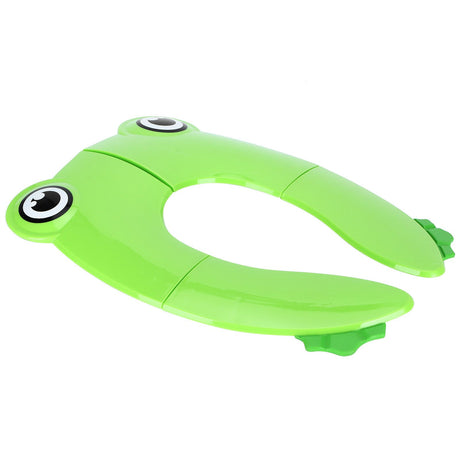 Green foldable travel potty training seat pad