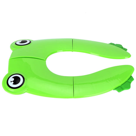 Green foldable travel potty training seat pad