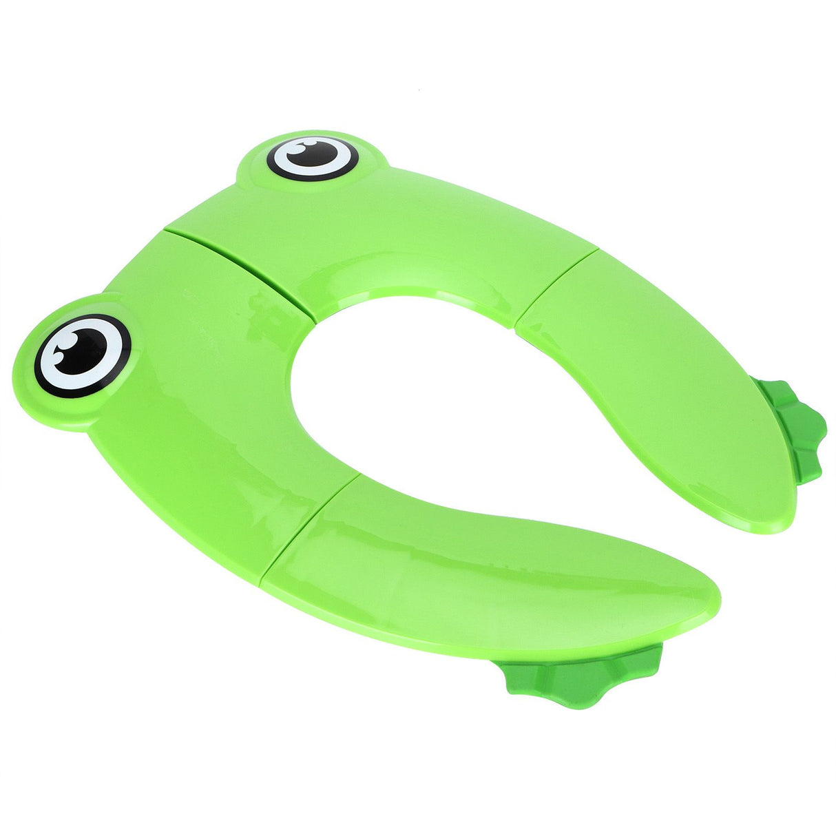 Green foldable travel potty training seat pad