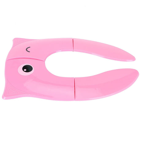 Pink foldable travel potty training seat pad