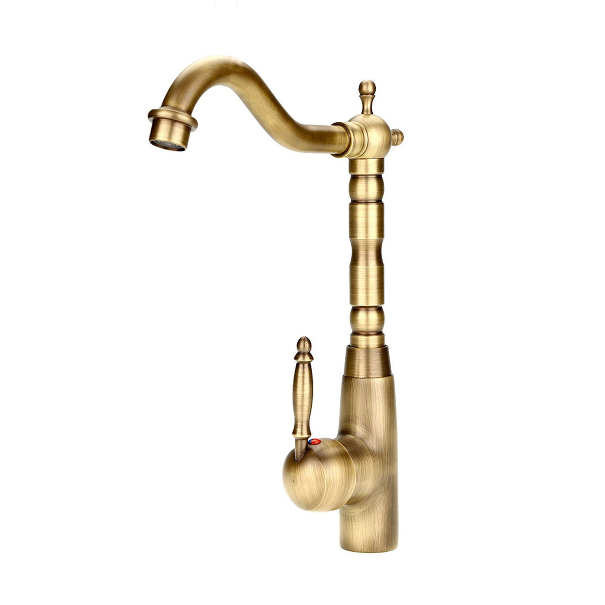 Connector and fittings included with the antique basin mixer tap