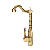 Connector and fittings included with the antique basin mixer tap