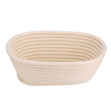 Round natural cane banneton bread proofing basket