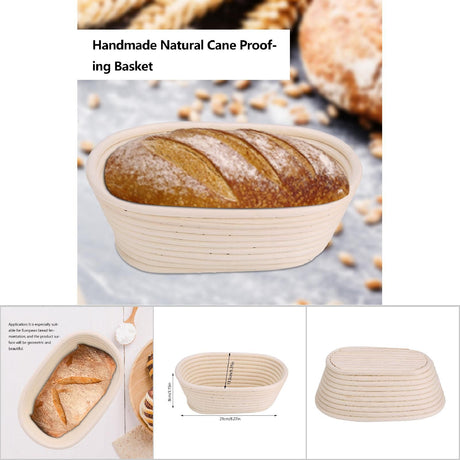 Natural cane banneton proofing basket dimensions