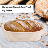 Unbleached cane proofing basket for artisan bread