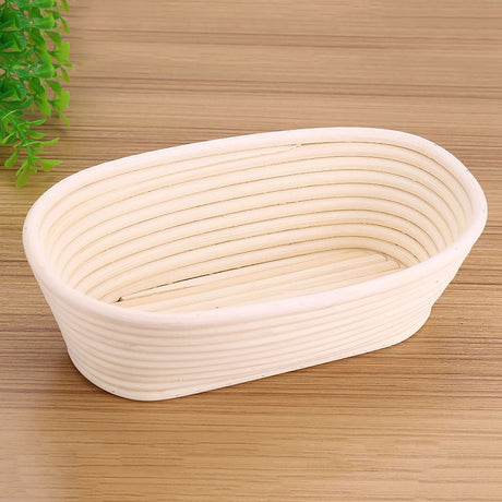 Bread loaf with flour rising pattern from cane banneton