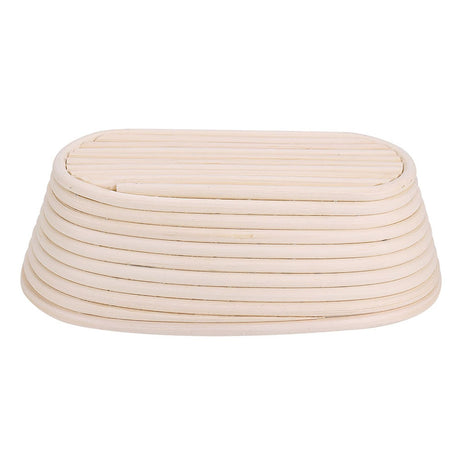 Handmade cane proofing basket for homemade bread