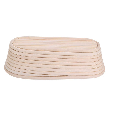 Cane banneton bread proofing basket size detail