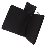 Edith Heated Seat Cushion, Foldable Stadium Pad with Backrest, 3 Heat Levels, Black