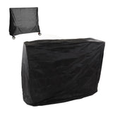 Waterproof Table Tennis Table Cover Drawstring 155 x 75 x 150cm Black
