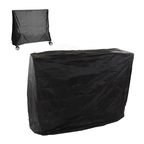 Waterproof Table Tennis Table Cover Drawstring 155 x 75 x 150cm Black