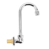 Side profile of the wall mounted pedal tap, approximately 20 cm high