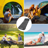 Bugaboo Sleeping Pad, Ultralight Inflatable with Built In Pump and Pillow, Black
