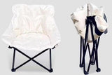Simpsons Compact Folding Camp Chair, Beige