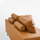 Bennett Deep Seated Sofa, Brown, view 4
