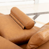 Bennett Deep Seated Sofa, Brown, view 6