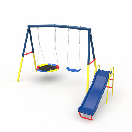 Kids swing set slide