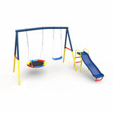 Kids swing set frame overview