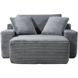 Aria Modular Sofa, Light Grey, view 4