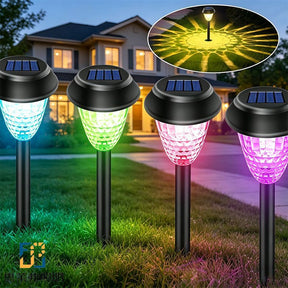 Solar In Ground Lights, Multicolour 4 Pack