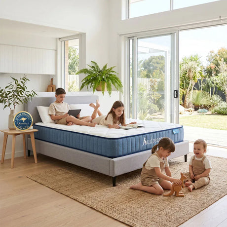Kids cool gel pocket spring mattress, firm, 15cm king single