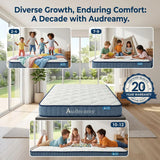 Kids cool gel pocket spring mattress, firm, 15cm king single