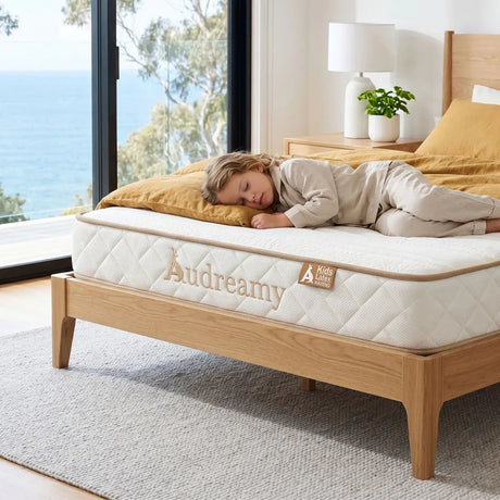Kids natural latex pocket spring mattress, firm, 15cm king single