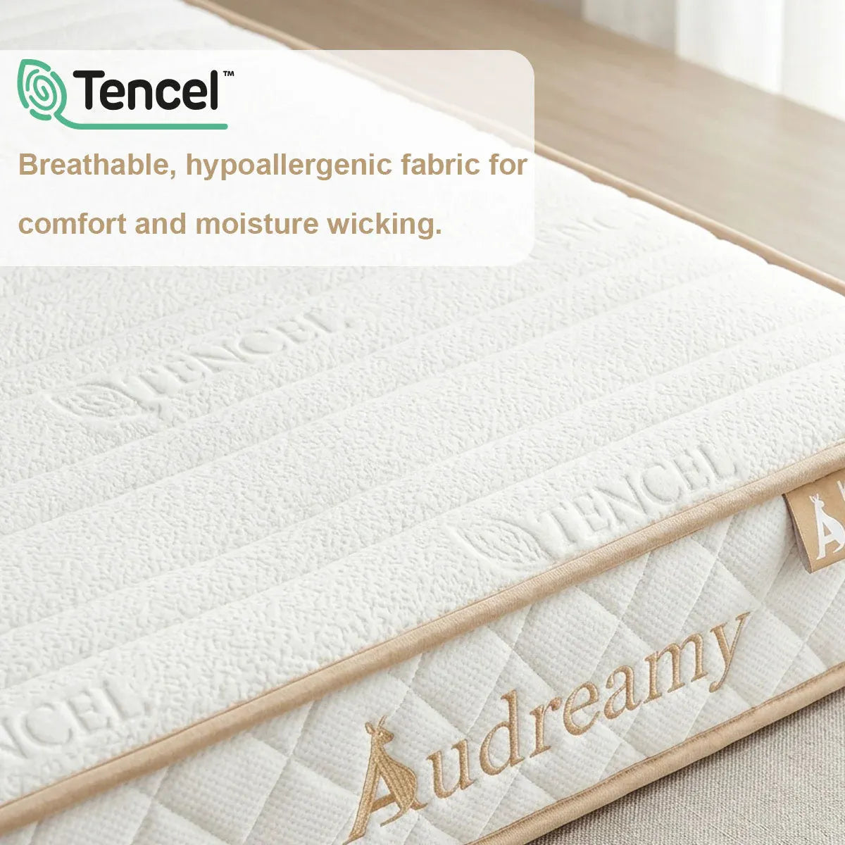 Kids natural latex pocket spring mattress, firm, 15cm king single