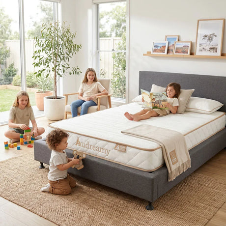 Kids natural latex pocket spring mattress, firm, 15cm king single