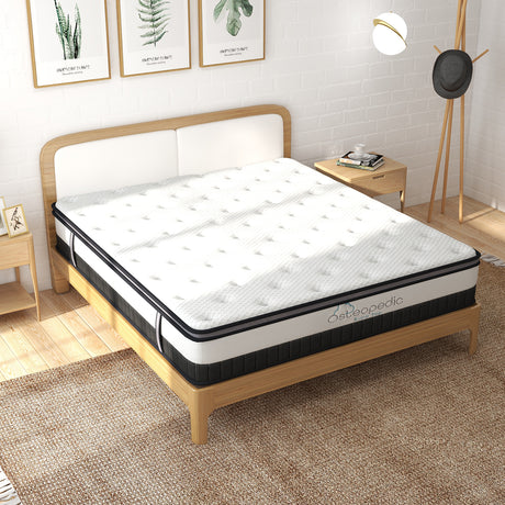 Genzano King Single Mattress, White